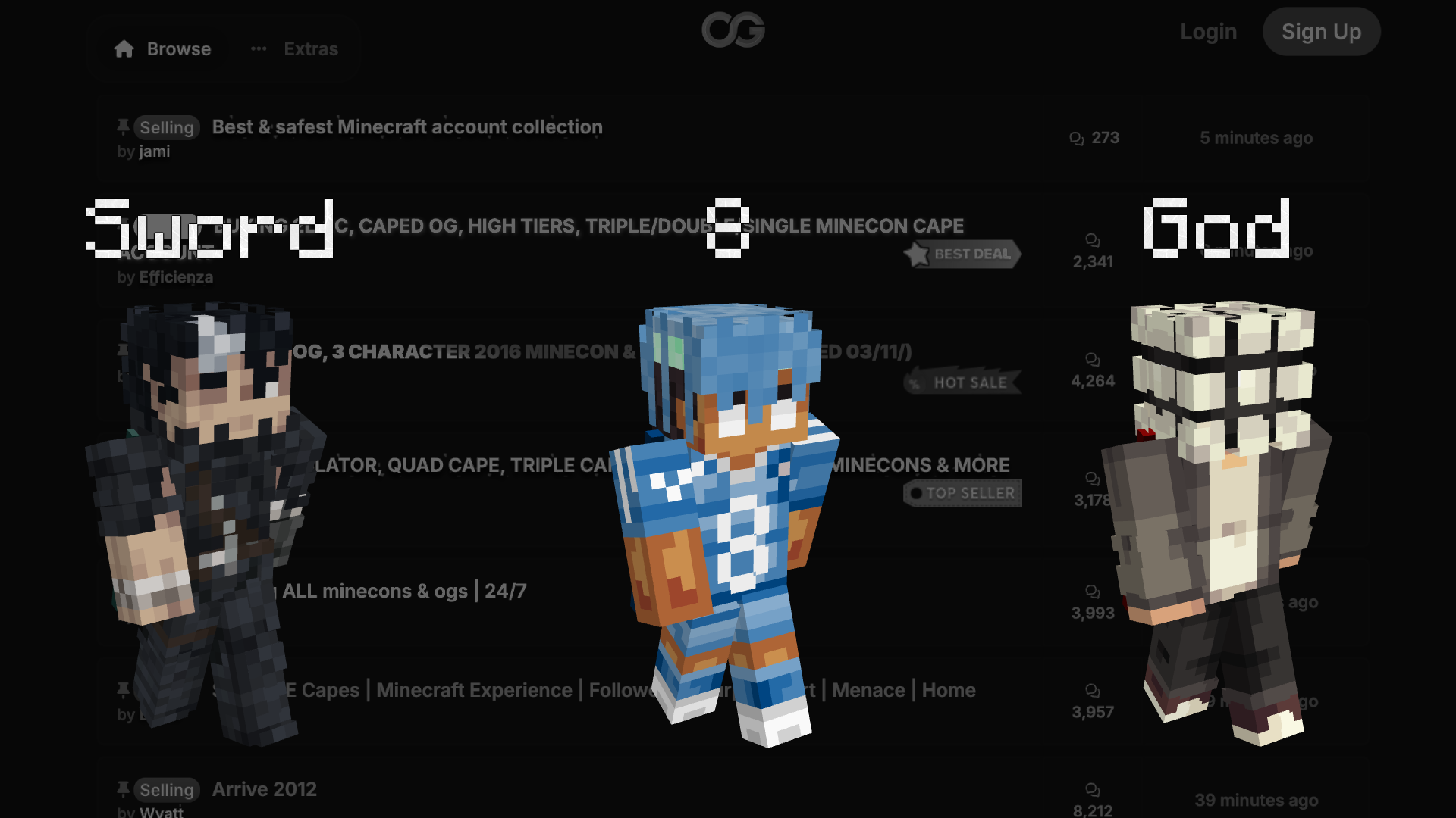 The Underground Minecraft Account Market